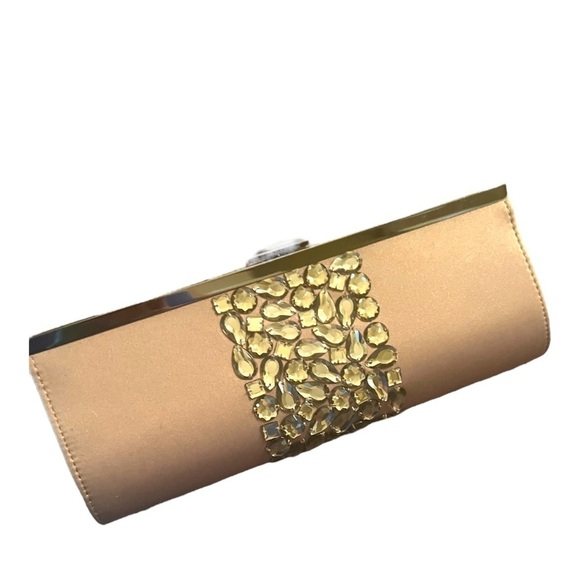 ▶️ Banana Republic ◀️ Jeweled Clasp clutch